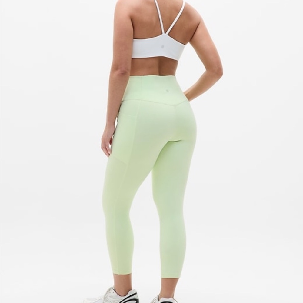 Athleta Salutation Stash 7/8 legging in honeydew L - Picture 5 of 8